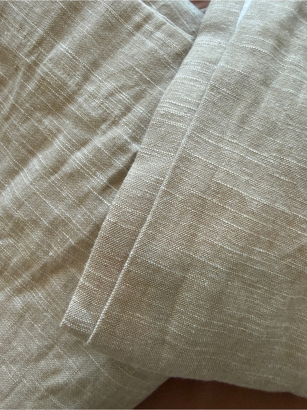 Pottery Barn Beige Linen Blend 50x96in Curtain Panels X 2